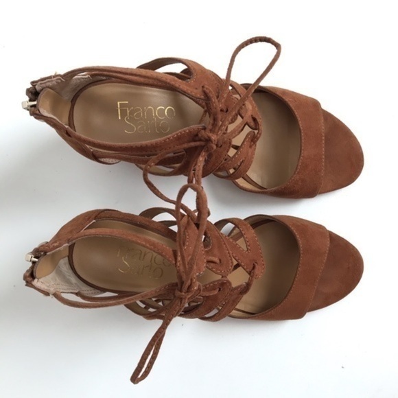 Franco Sarto Mollie Wedge Sandals Size 6 - Picture 5 of 9